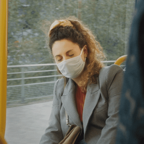 Riding Woman Falling Asleep GIF