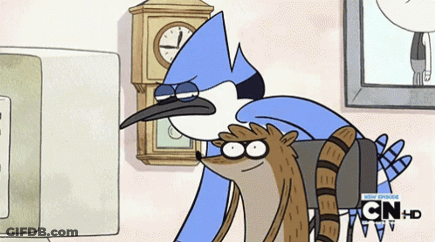 Rigby Twirling Regular Show GIF