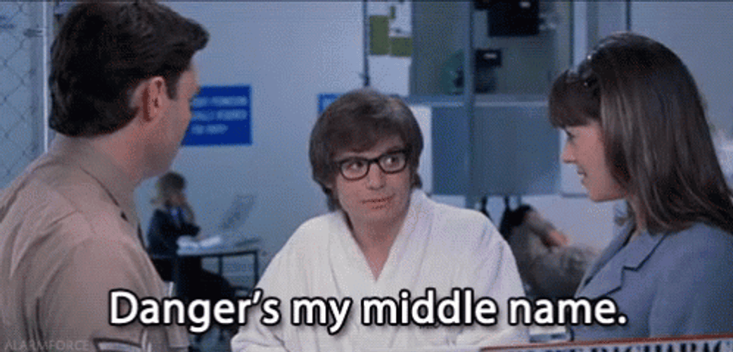 Right Dr Evil Danger Is My Middle Name GIF