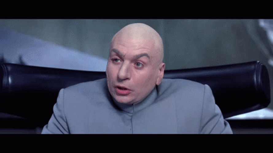 Right Dr Evil SShhh GIF
