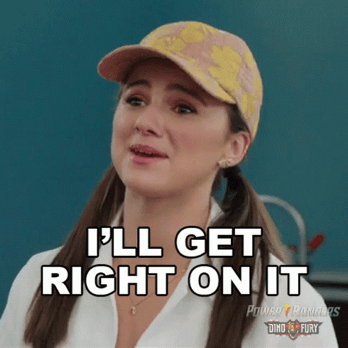 Right On Amelia Jones Power Rangers GIF