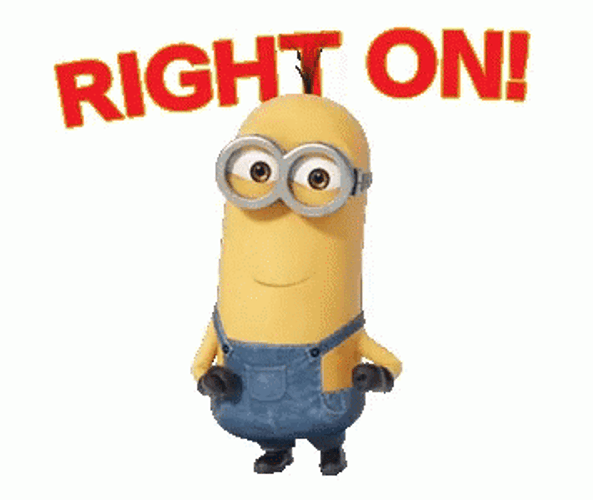 Right On Kevin The Minion Dancing GIF