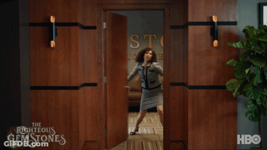 Righteous Gemstones Bye Slamming Door GIF