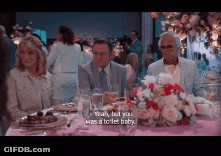 Righteous Gemstones Iconic Toilet Baby GIF
