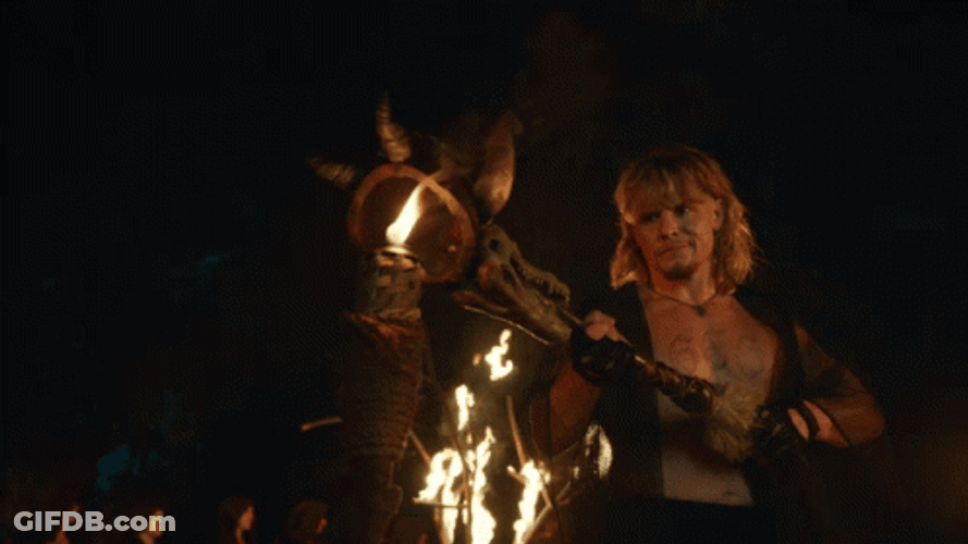 Righteous Gemstones Keefe Killing Fire GIF