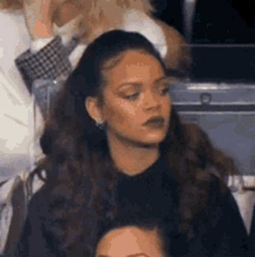 Rihanna Attitude & Judgemental Look GIF