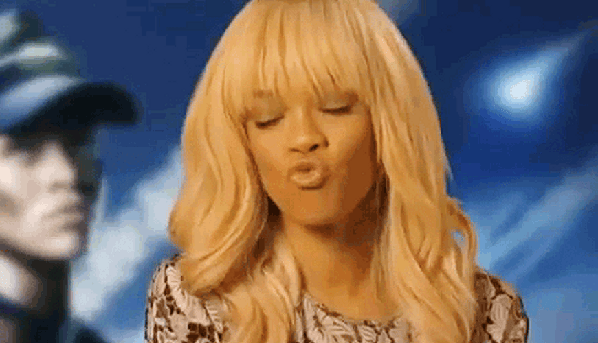 Rihanna Better Have My Money Blonde Hair GIF