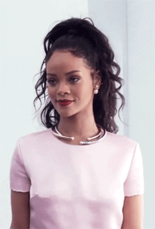 Rihanna Better Have My Money Blushing Look GIF