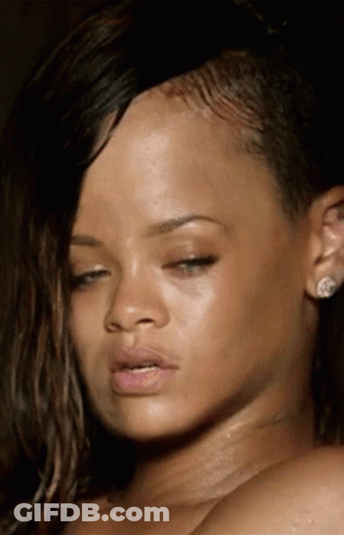 Rihanna Big Head Effect GIF