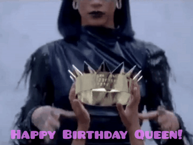 Rihanna Birthday Queen GIF