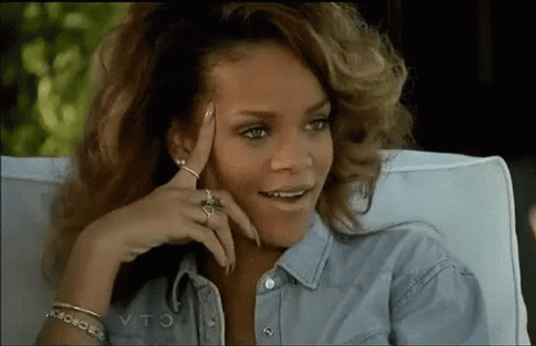 Rihanna Ecstatically Impressed Reaction GIF