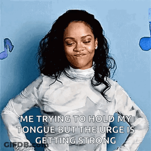 Rihanna Hold Laugh GIF