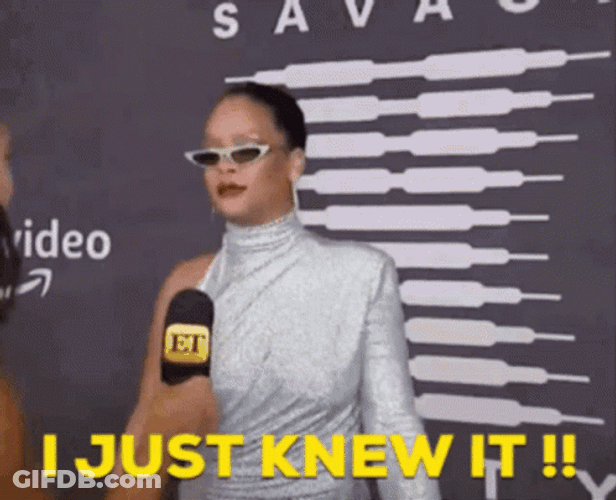Rihanna I Just Knew It GIF