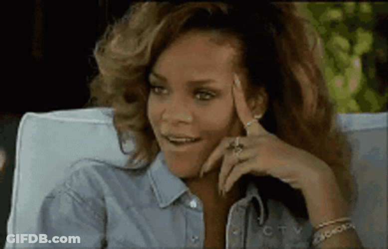 Rihanna In Awe GIF