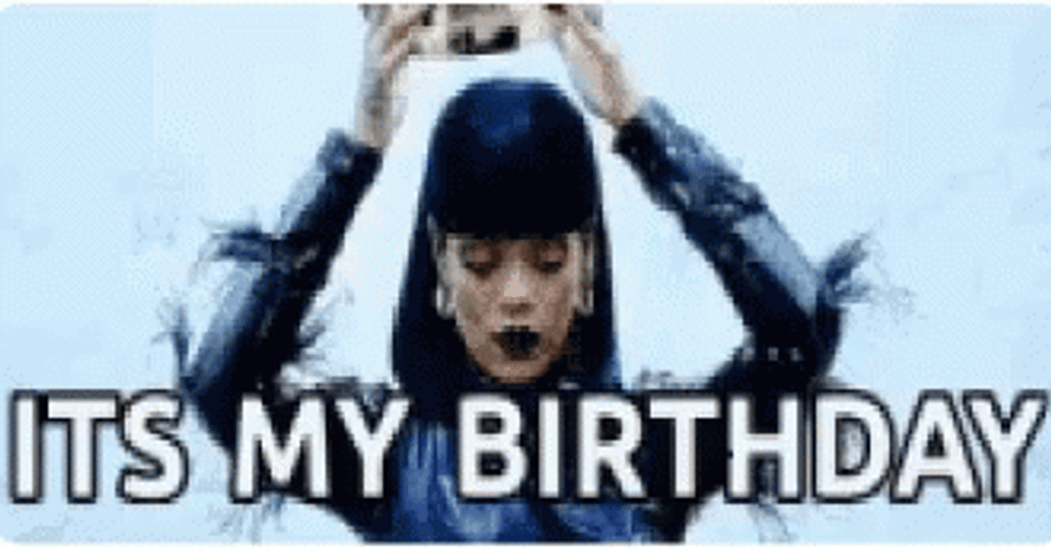 Rihanna It's My Birthday GIF
