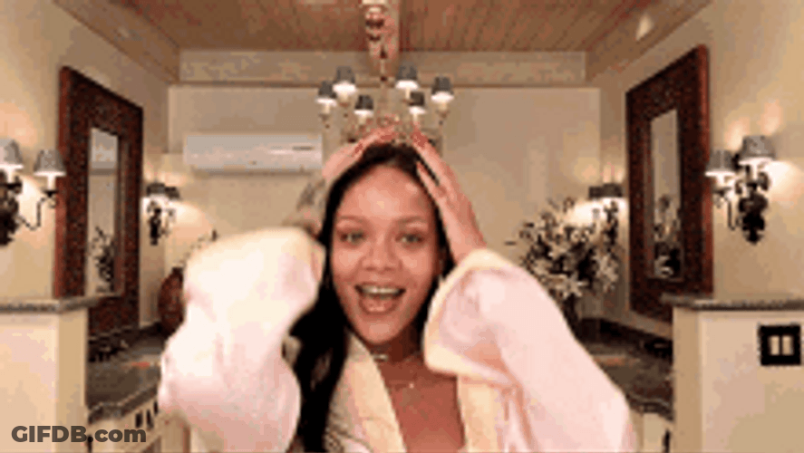 Rihanna Just Got Woke Up GIF