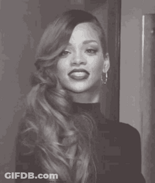 Rihanna Making Cross Eyes GIF