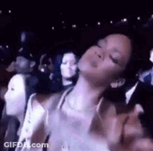 Rihanna Partying & Vibing GIF