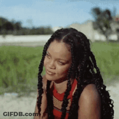 Rihanna Pouting Cute GIF