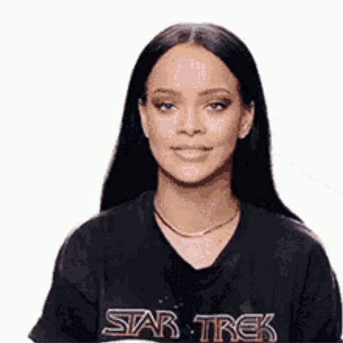 Rihanna Smiling Saying Hi GIF