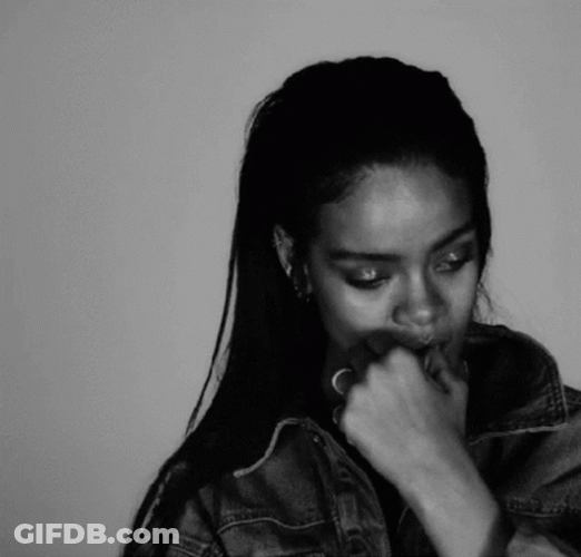 Rihanna Walking Away Crying GIF