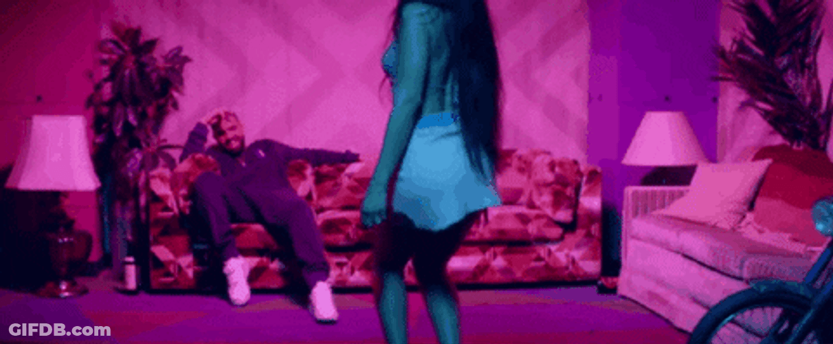 Rihanna Work Music Video Swaying Her Hips GIF
