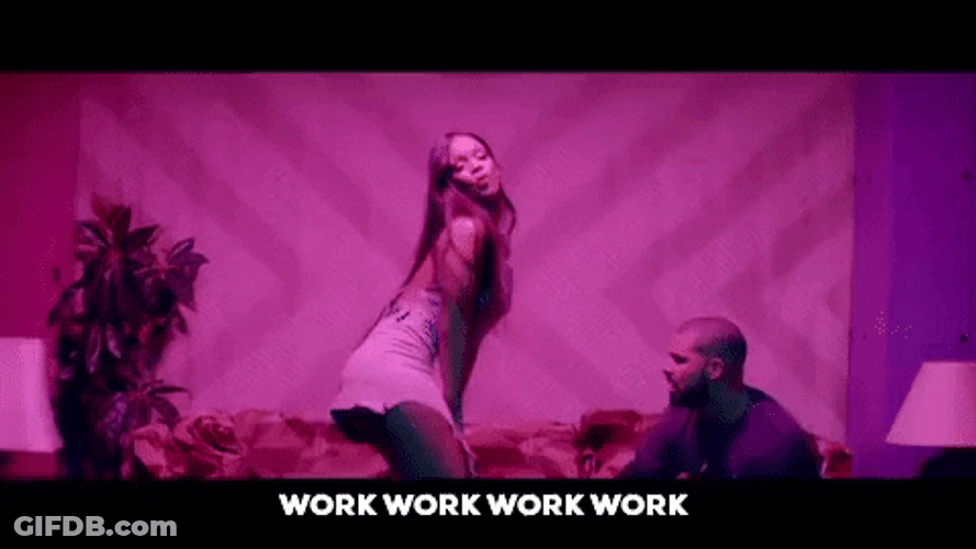 Rihanna Work Work Work Work Music Video GIF