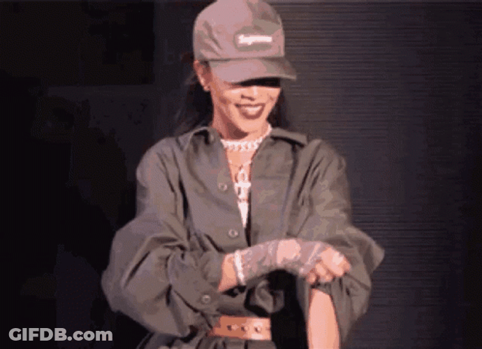Rihanna Yes Gurl Vibe GIF