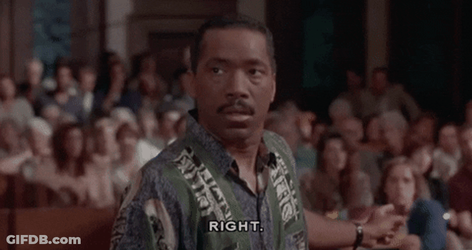 Riiight American Actor Obba Babatundé GIF