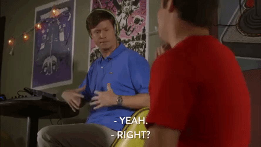 Riiight Awkward Nod Sportscaster GIF