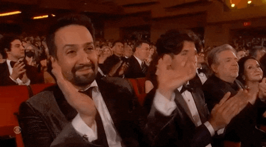 Riiight Lin Manuel Miranda Applauding GIF