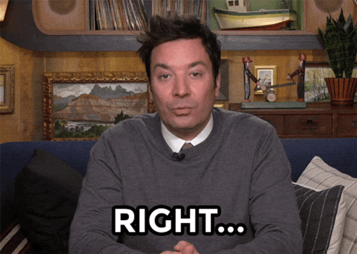 Riiight Nodding Jimmy Fallon GIF