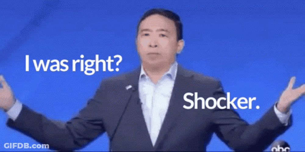 Riiiight Andrew Yang GIF