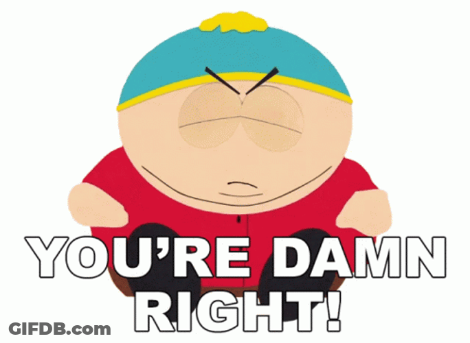 Riiiight Eric Cartman GIF