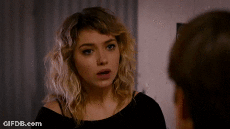 Riiiight Imogen Poots GIF