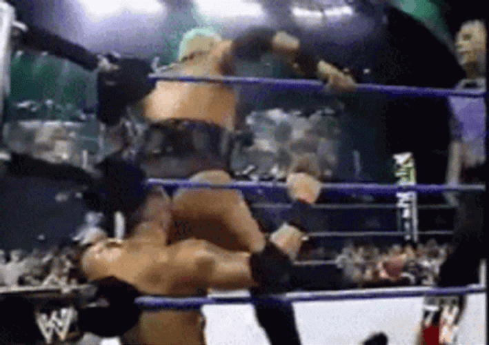 Rikishi Sticking His Butt GIF