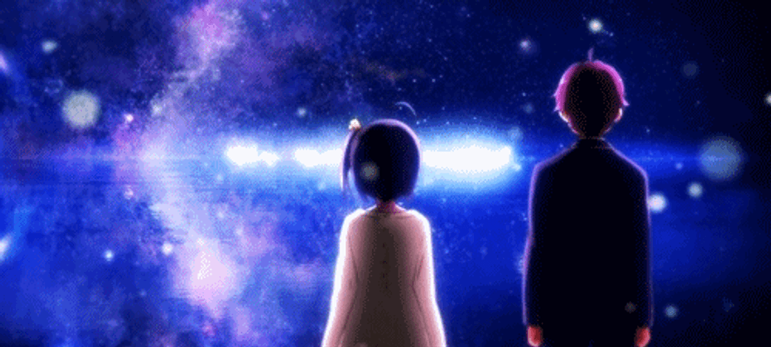 Rikka Takanashi And Yuuta Intimate Moment GIF