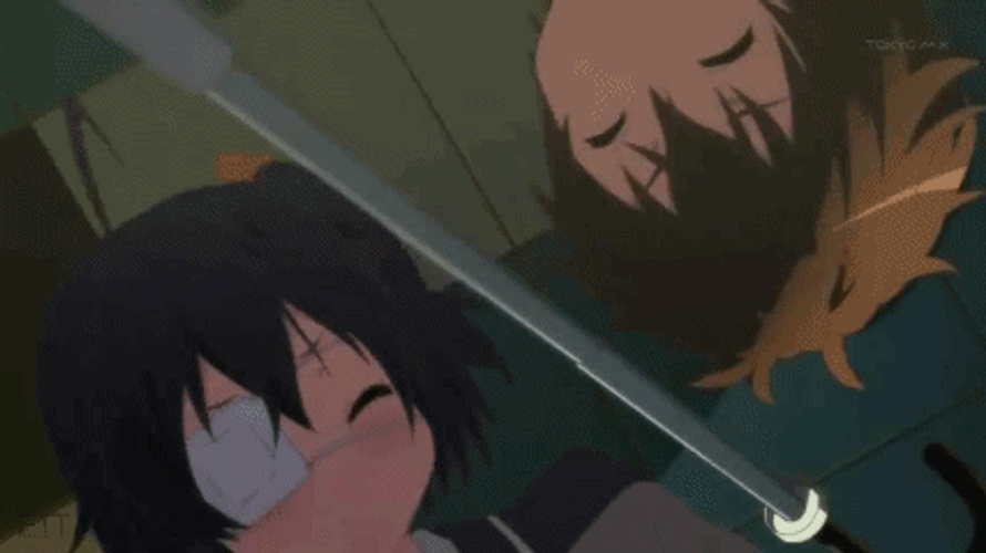 Rikka Takanashi And Yuuta Sweet Moments GIF