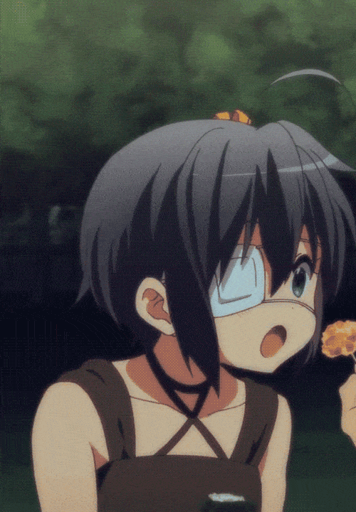 Rikka Takanashi Eating Squid Ball GIF