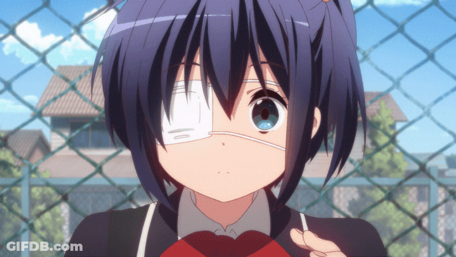 Rikka Takanashi Face Getting Red GIF