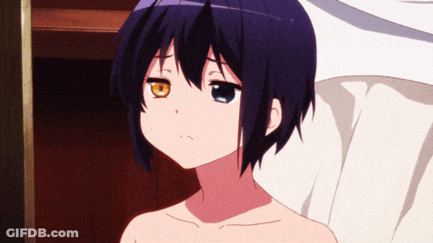 Rikka Takanashi Getting Hair Salon GIF