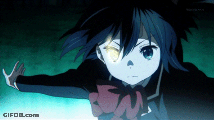 Rikka Takanashi Glowing Eyes GIF