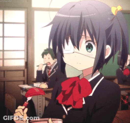 Rikka Takanashi Holding A Tomato GIF