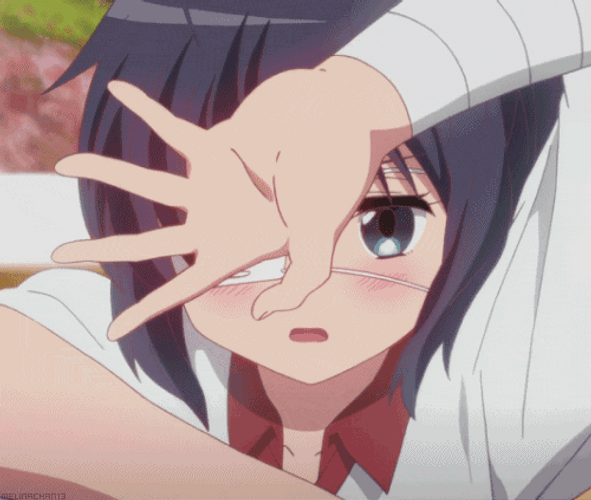 Rikka Takanashi Zooming In Yellow Eyes GIF