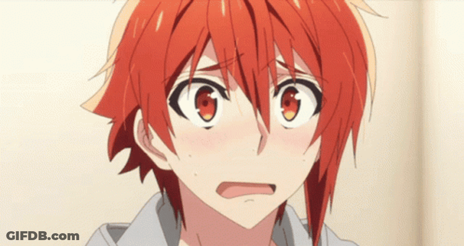 Riku Nanase Flustered Idolish7 Anime GIF