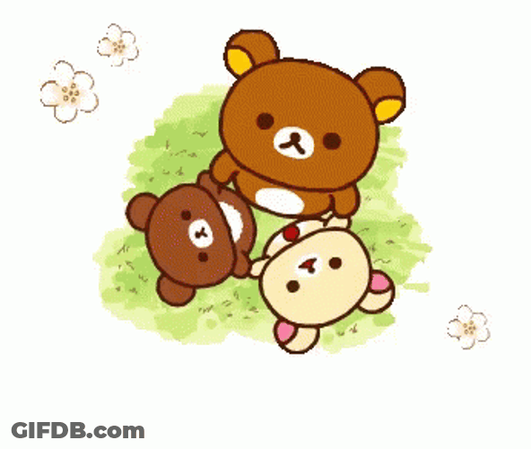 Rilakkuma And Friends Playing GIF