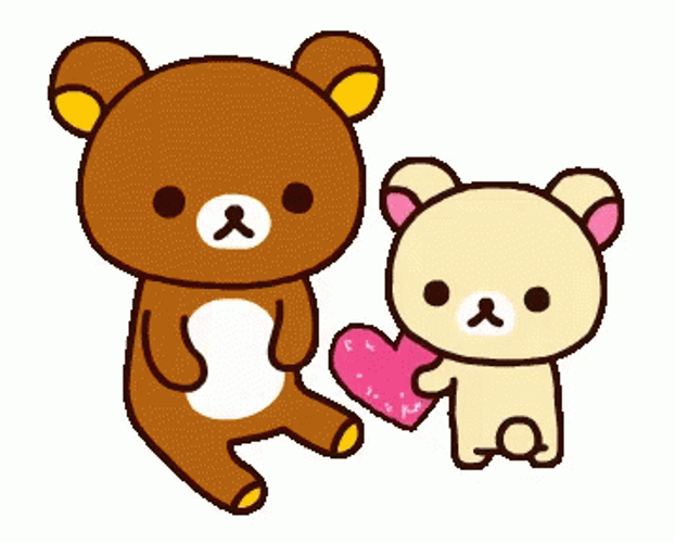 Rilakkuma Giving Heart GIF