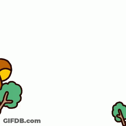 Rilakkuma Holding Small Trees GIF