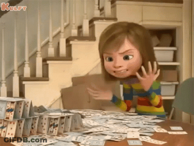 Riley Can't Stand Frustration GIF