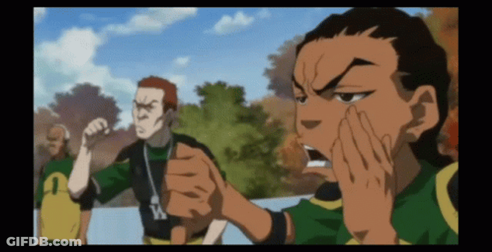 Riley Freeman Boo Losers GIF
